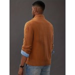 PJ0387A22-01 Men's button sweater