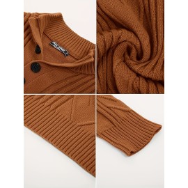 PJ0387A22-01 Men's button sweater