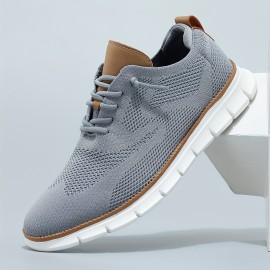 Men's Stylish Athletic Sneakers - Lightweight, Breathable Mesh - Durable Support for Sports and Casual Wear