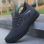 CozyFit Mens Casual Sneakers - Soft Knit Upper, Breathable, Ultra-Lightweight, Comfy Insoles - Perfect for Outdoor Activities in Spring and Autumn