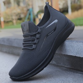 CozyFit Mens Casual Sneakers - Soft Knit Upper, Breathable, Ultra-Lightweight, Comfy Insoles - Perfect for Outdoor Activities in Spring and Autumn