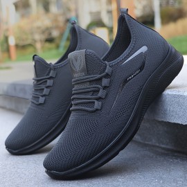 CozyFit Mens Casual Sneakers - Soft Knit Upper, Breathable, Ultra-Lightweight, Comfy Insoles - Perfect for Outdoor Activities in Spring and Autumn