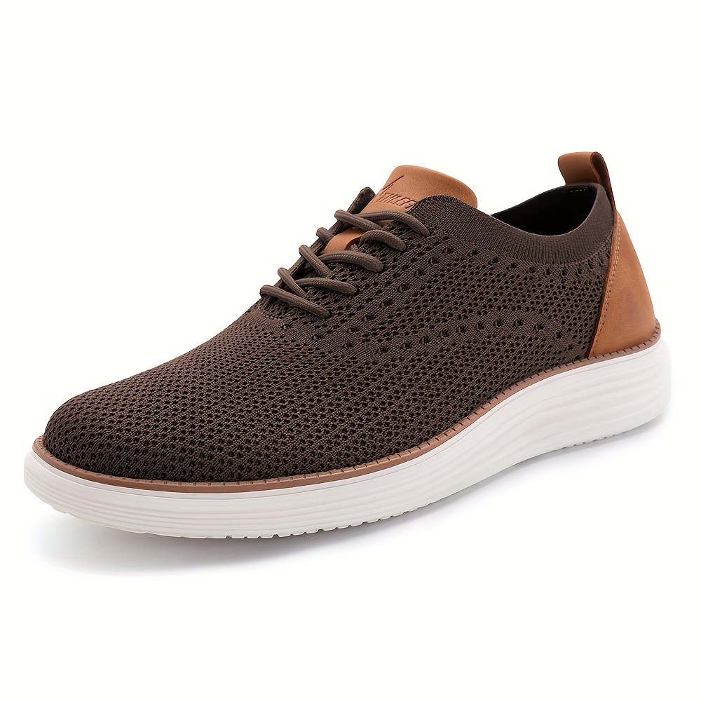 mesh dress sneakers oxfords men s business casual walking details 2