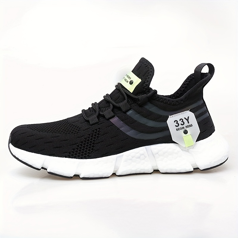 mens lace up sneakers contrasting color pattern athletic shoes lightweight and breathable running basketball workout gym shop on temu and start saving temu details 6