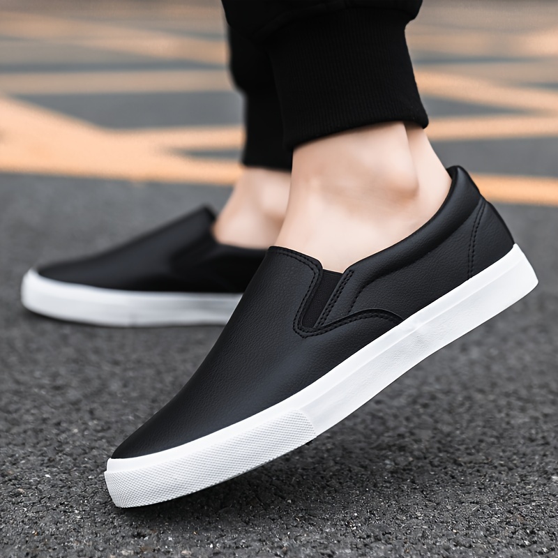 slip skateboard shoes plus size men s solid colour comfy non details 9